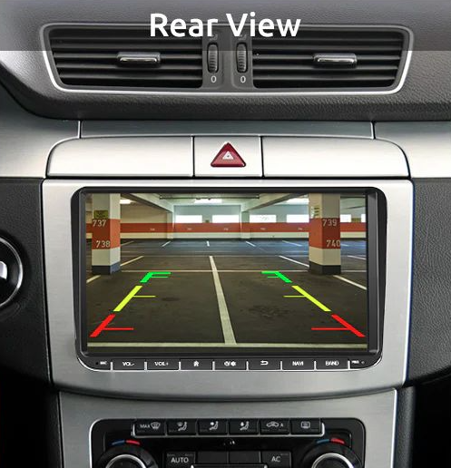 Navigatie Auto Android cu Apple CarPlay, 9 inch, Ecran Complet Touchscreen, 4GB RAM, 64GB, GPS, Camera Marsarier, Compatibila VW Passat B6/B7, Golf 5/6, Tiguan, Polo, Skoda